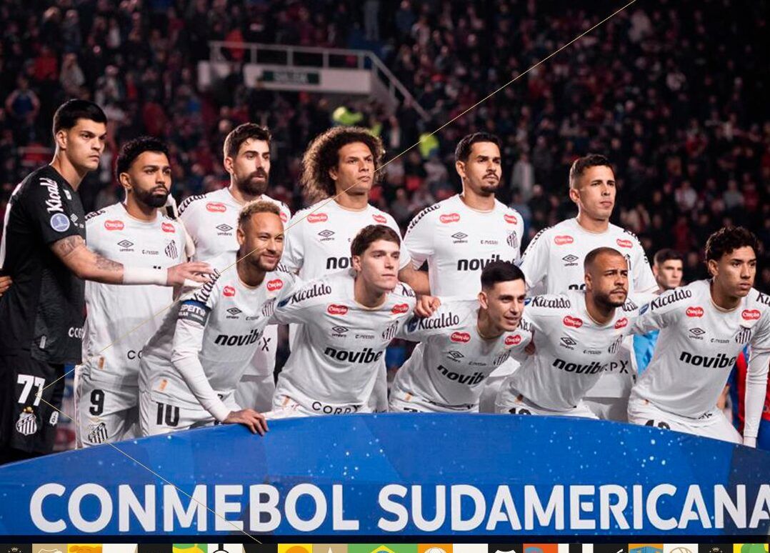 Neymar é ovacionado, mas Santos só empata com San Lorenzo e segue lanterna na Sul-Americana
