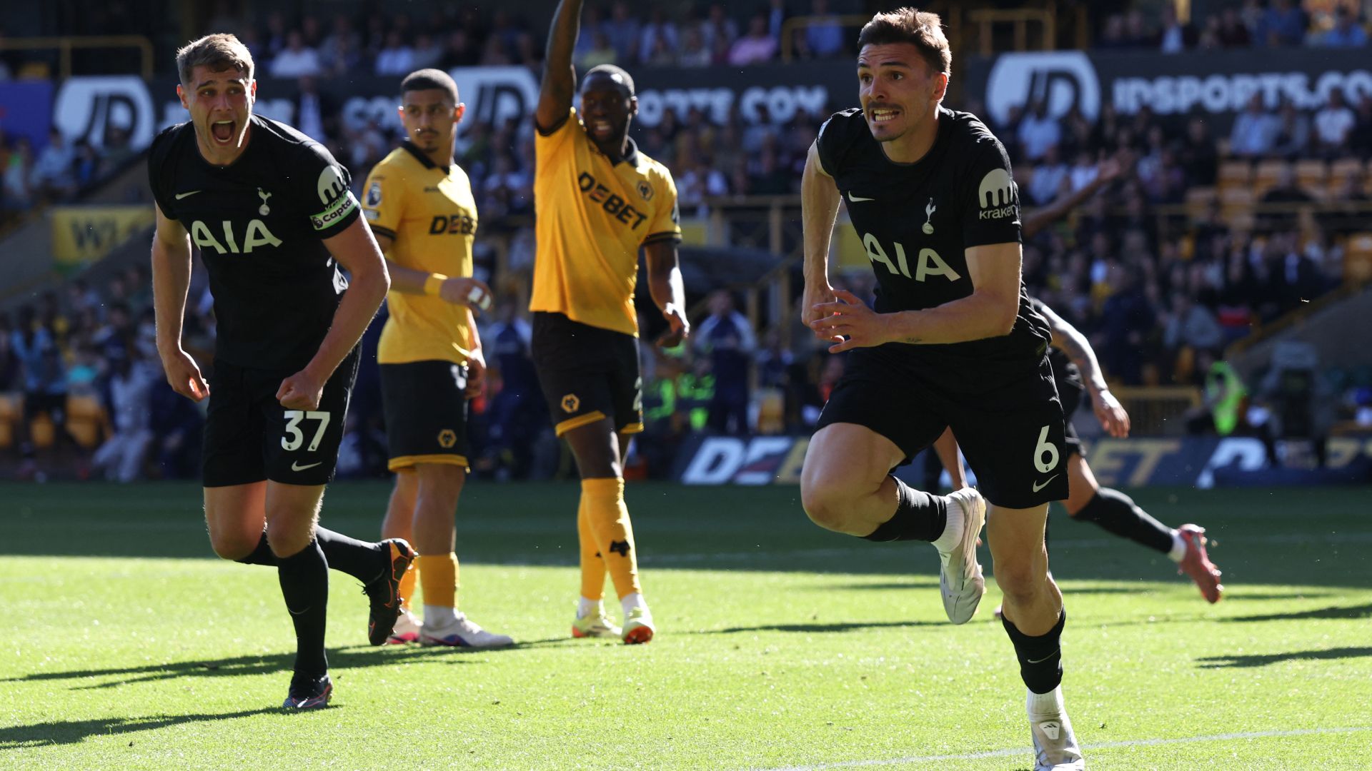 Joao Palhinha Wolverhampton vs Tottenham 04252026