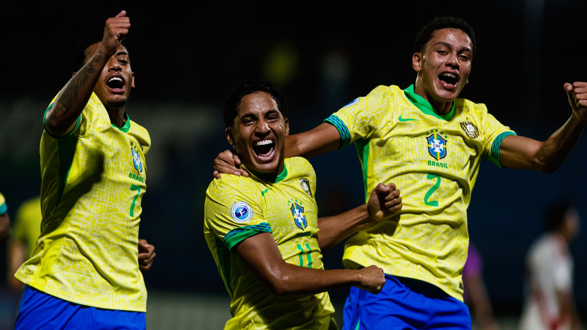 Brasil goleia Argentina por 3 a 0 e se classifica para o Mundial sub-17