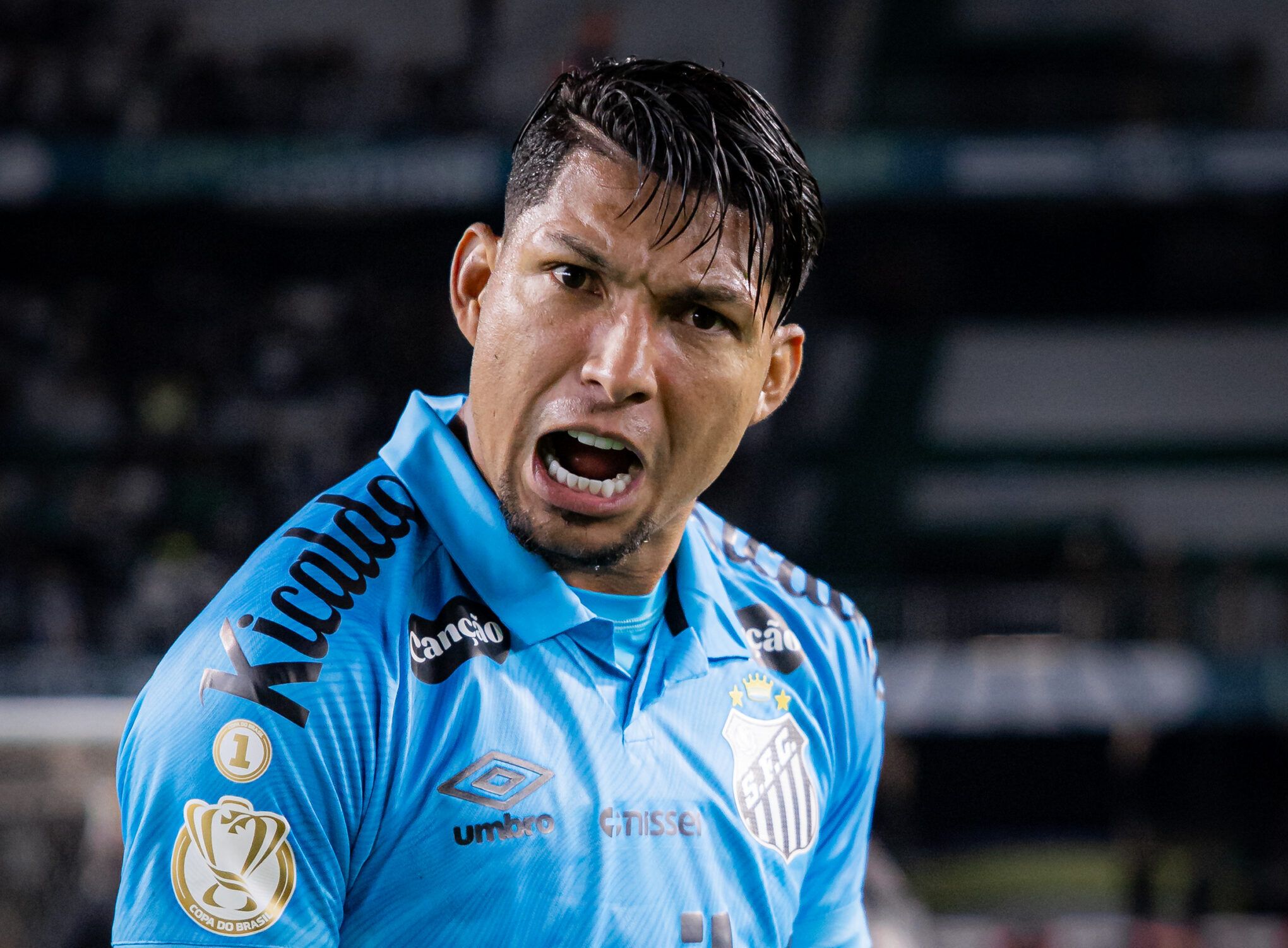 Rony 'Rústico' explica apelido na camisa, agradece Neymar e se emociona em noite mágica pelo Santos