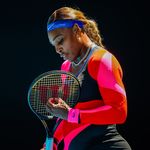 Serena Williams en el Abierto de Australia en 2021