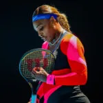 Serena Williams en el Abierto de Australia en 2021