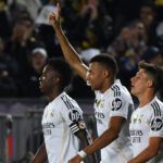 Hat-trick de Mbappé y goleada del Madrid en Kazajistán