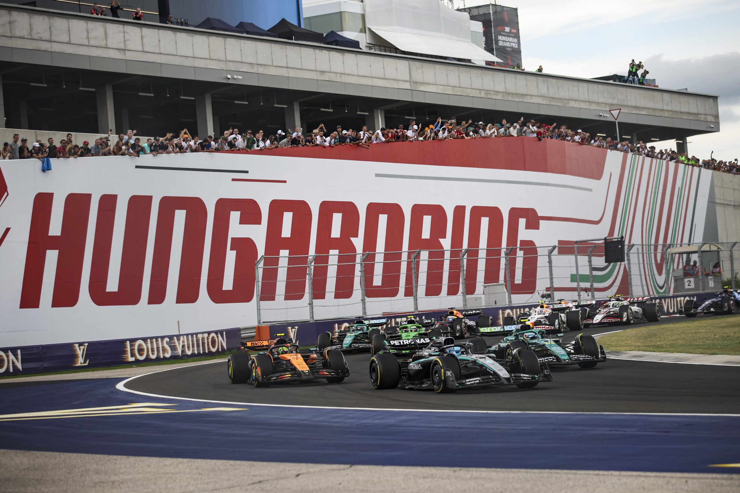 Fórmula 1 carrera de Hungría Mercedes Aston Martin McLaren