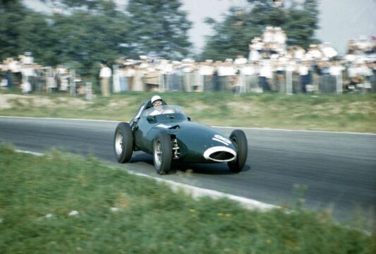 Piloto en el Grand Prix Italiano en 1957