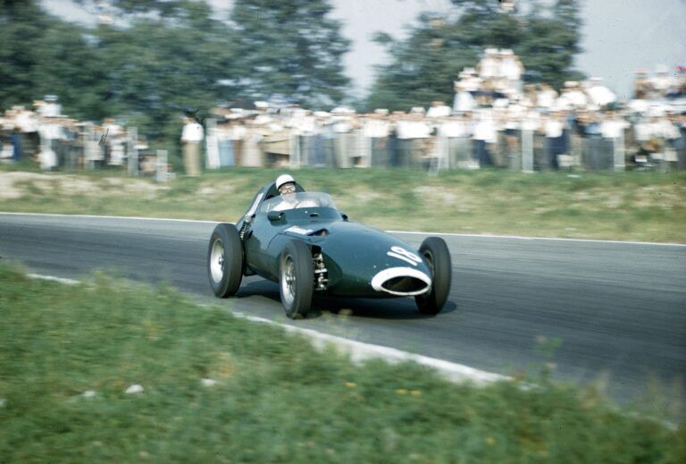 Piloto en el Grand Prix Italiano en 1957