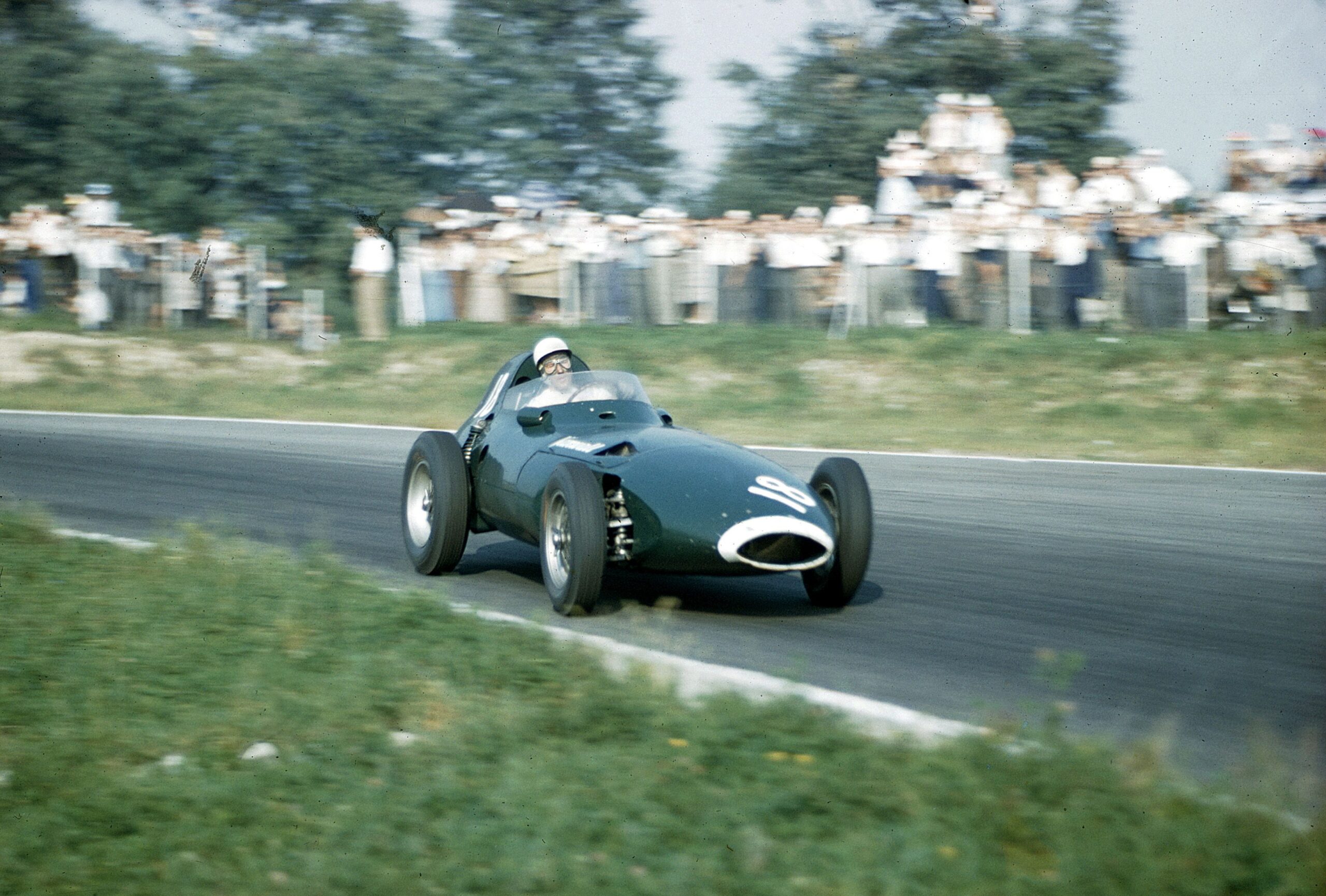 Piloto en el Grand Prix Italiano en 1957