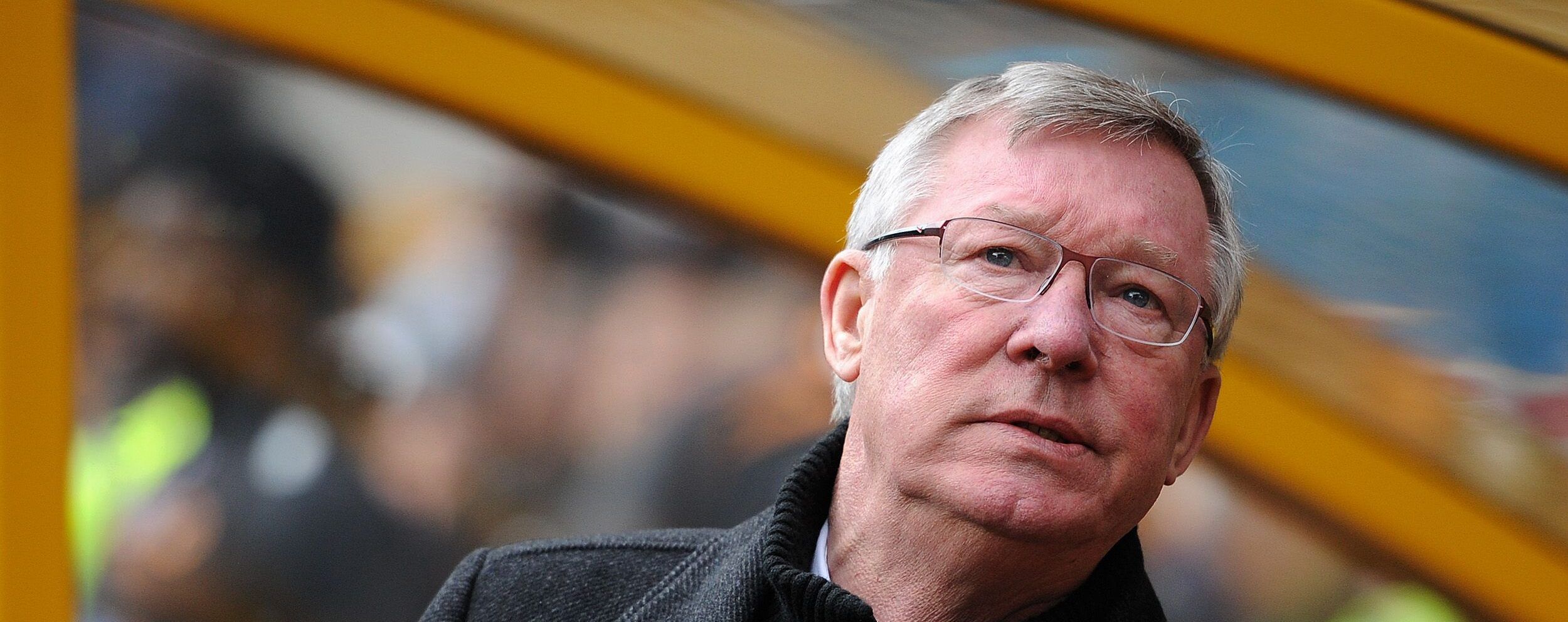 Sir Alex Ferguson durante el Wolverhampton Wanderers v Manchester United.