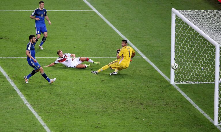 Final del mundial del 2014 Argentina Vs Alemania gol de Mario Gotze