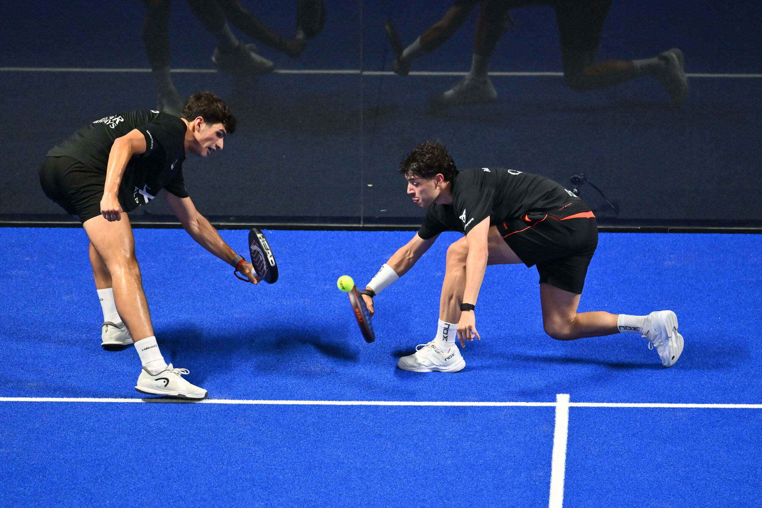 Arturo Coello y Agustin Tapia en la final de BNL Padel