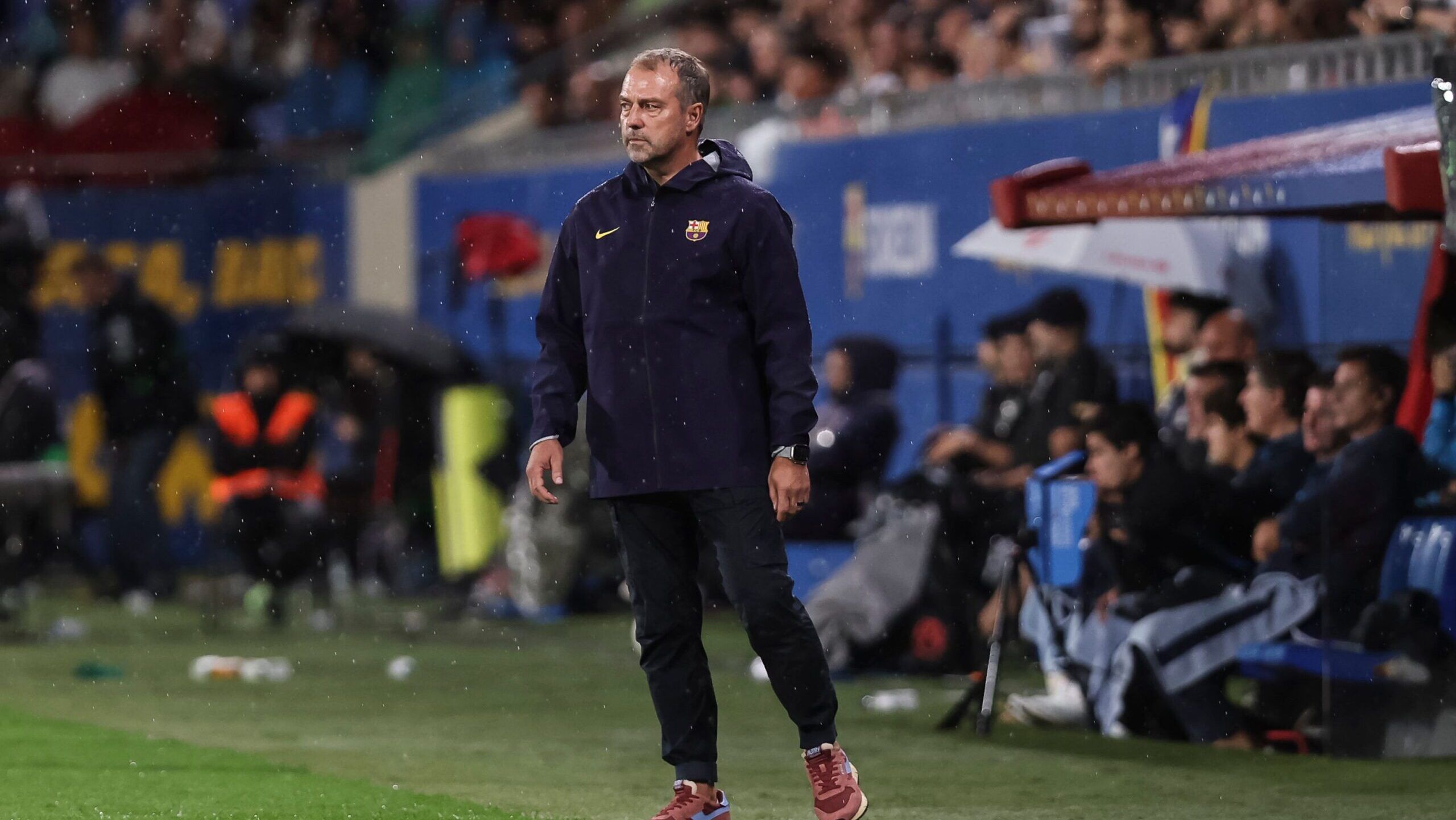 Hansi Flick no entra en polémicas tras la victoria contra el Getafe