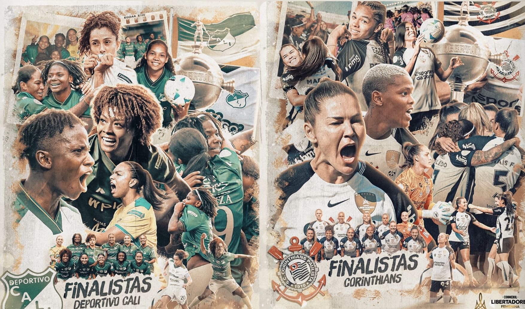 La gloria espera: Deportivo Cali y Corinthians finalistas de la Libertadores Femenina