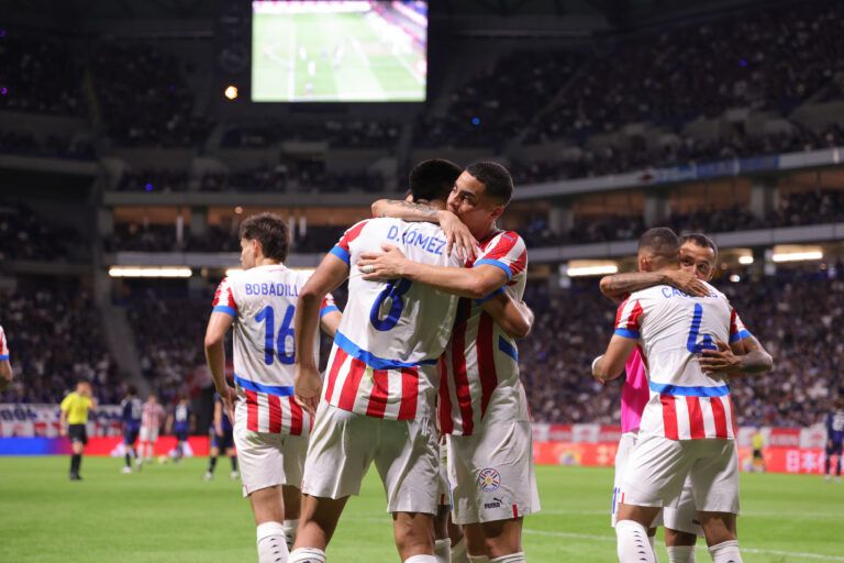 La Albirroja mostró carácter y buen fútbol ante Japón. Fuente: APF