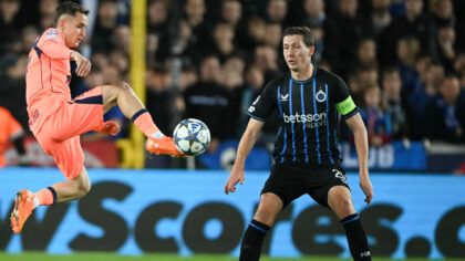 Casi un aquelarre: El Barça salva un empate contra Brujas en Bélgica