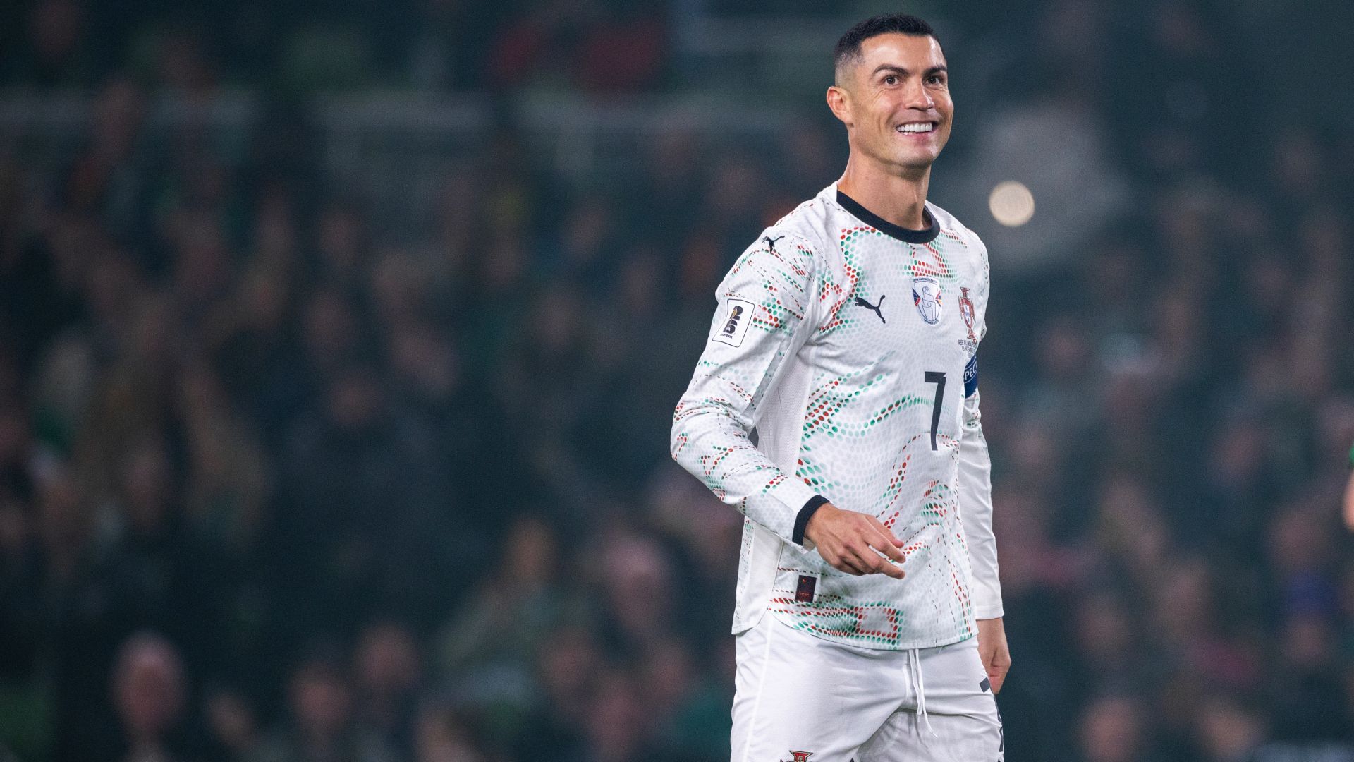 Cristiano Ronaldo celebró la clasificación de Portugal al Mundial pese a su ausencia por expulsión