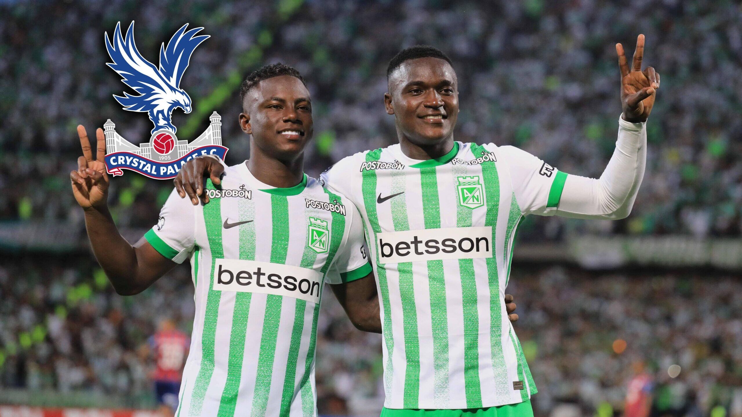 Hinestroza en el radar del Crystal Palace: el extremo colombiano que quieren como su “nuevo Muñoz”