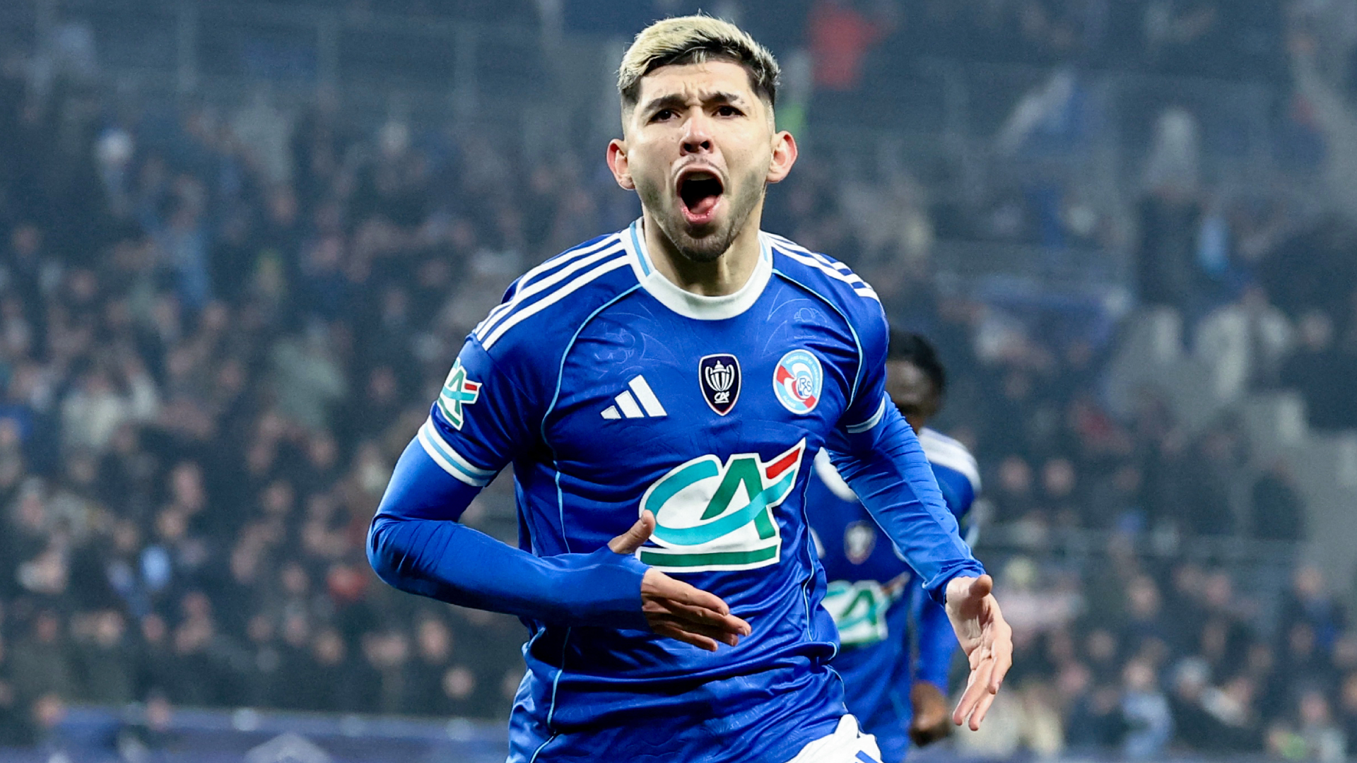 Julio Enciso anotó doblete ante Mónaco y guio a Estrasburgo en la Copa de Francia