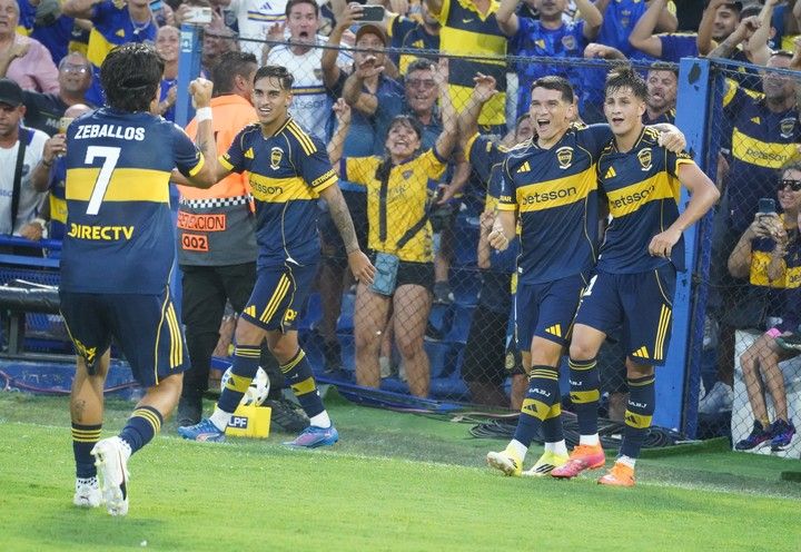 Boca le gana a Newell's (Foto Marcelo Carroll)
