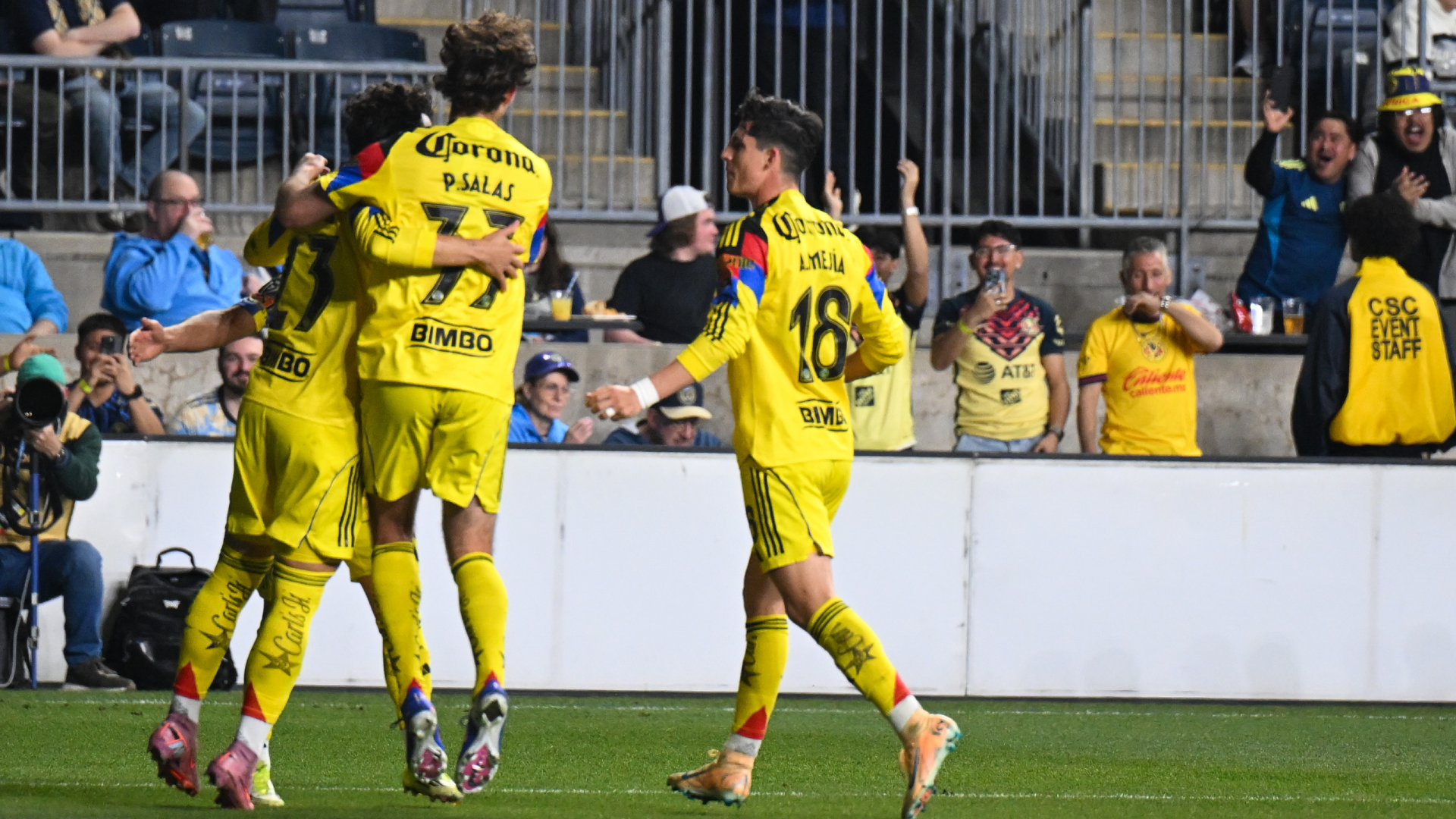 América derrotó con lo justo a Philadelphia Union y buscará la clasificación en casa