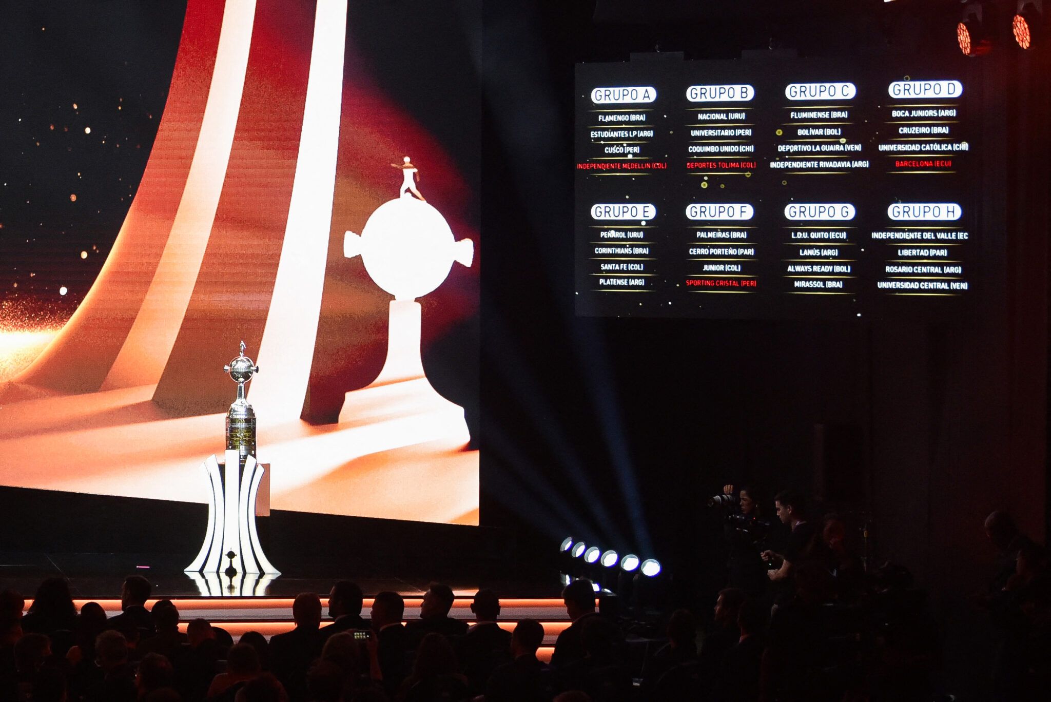 Así quedaron los grupos de la CONMEBOL Libertadores 2026 - betsson.sport