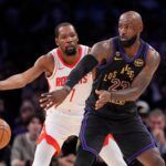 LeBron James lideró el segundo triunfo de los Lakers sobre Rockets