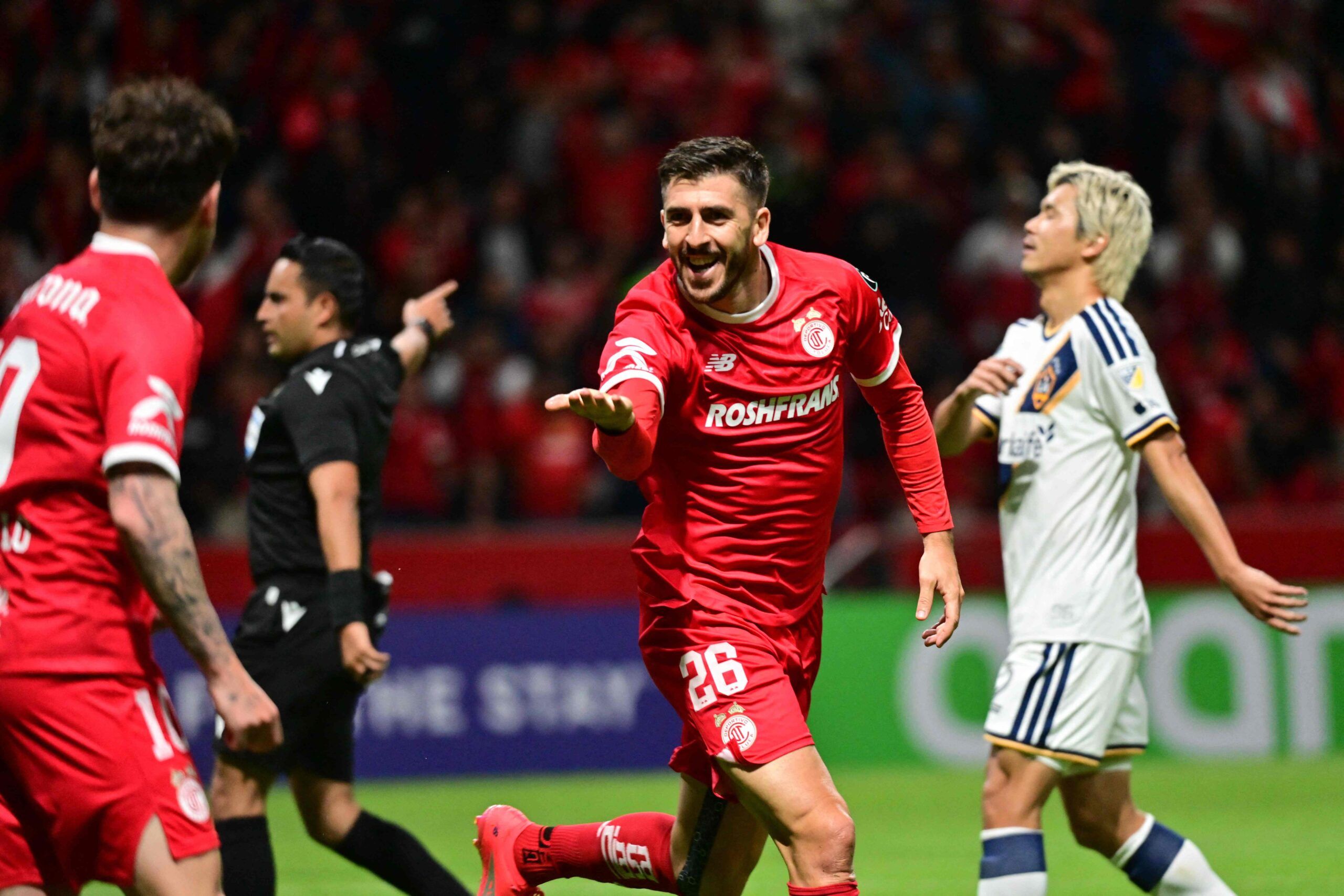 Toluca impone autoridad en Los Ángeles y avanza con goleada sobre LA Galaxy