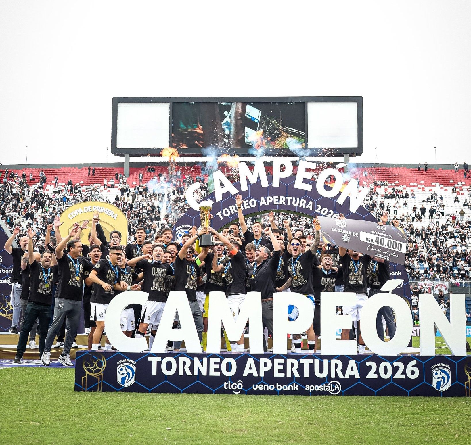 Olimpia aseguró el Apertura y Nacional busca el subcampeonato
