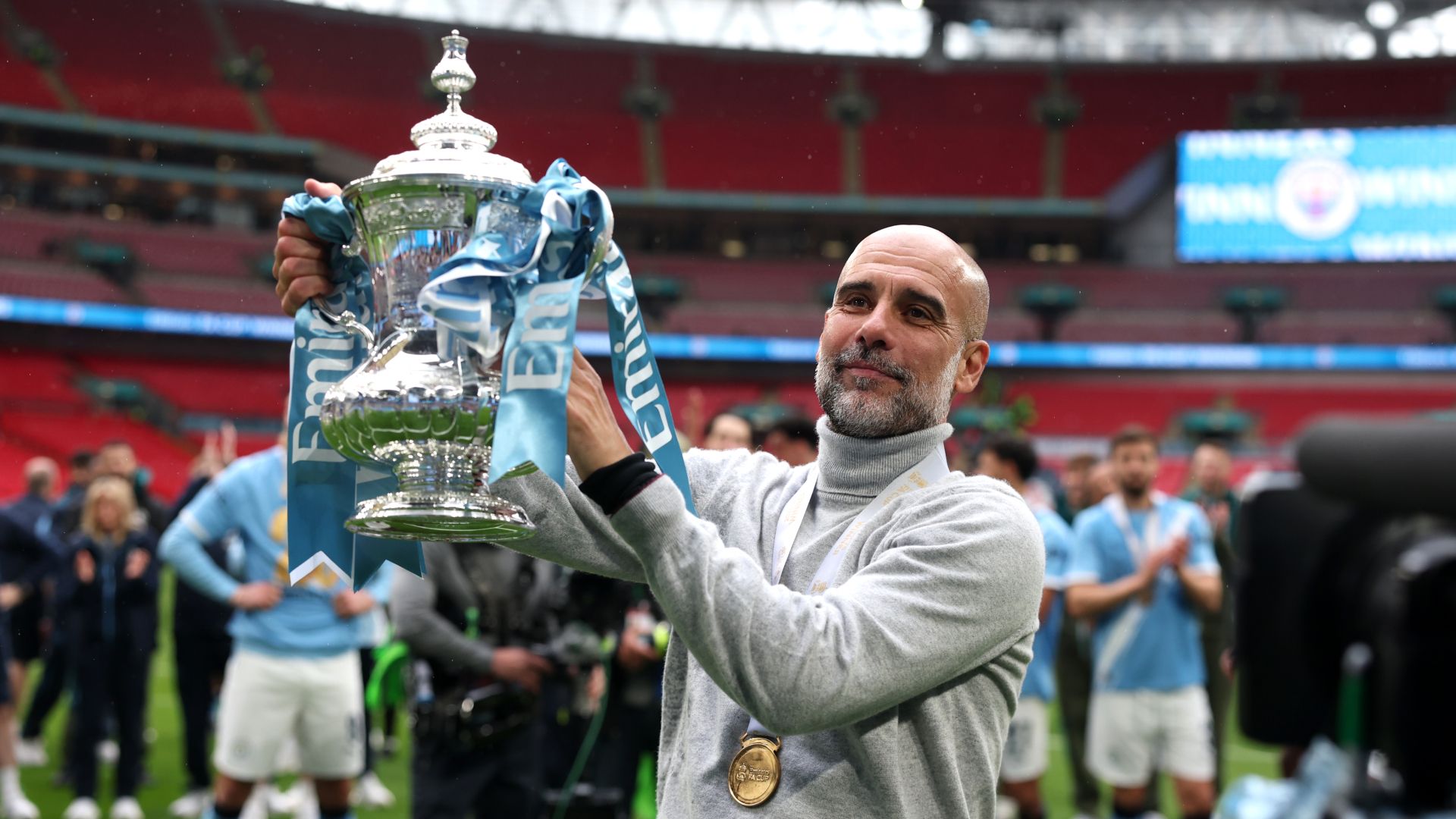 Pep Guardiola anunció su salida del Manchester City