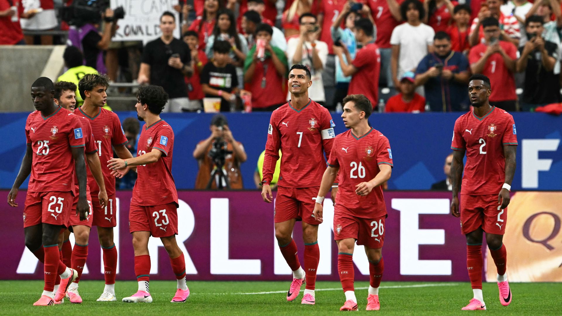 Apareció el goleador: Portugal vapuleó a Uzbekistán con doblete de Cristiano Ronaldo
