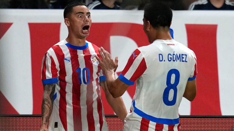 Miguel Almiron Diego Gomez Japan v Paraguay International Friendly 10102025