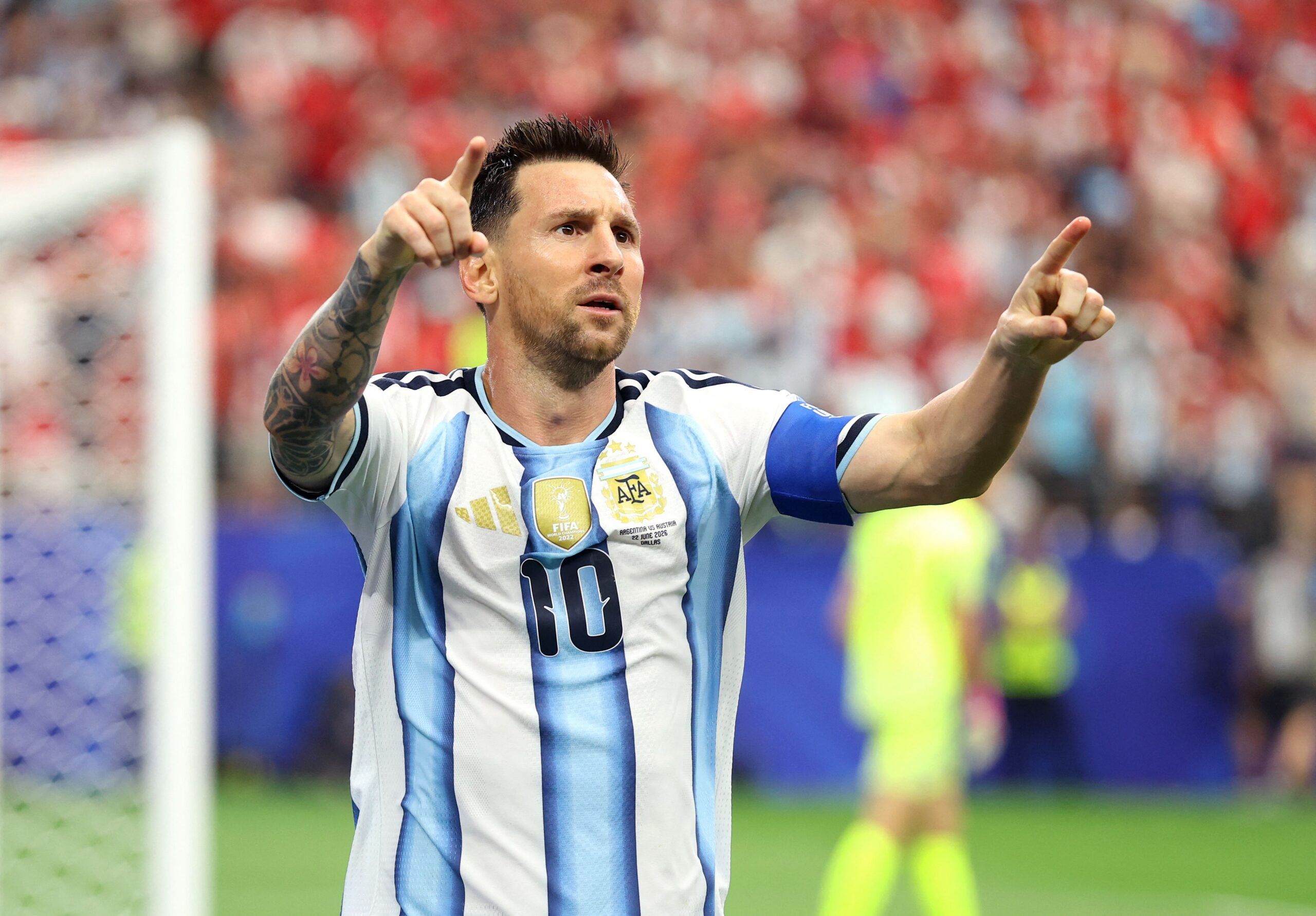 MESSI, MÁXIMO ARTILLERO DE LOS MUNDIALES: ANOTÓ DOBLETE ANTE AUSTRIA Y LLEGÓ A LOS 18 GOLES