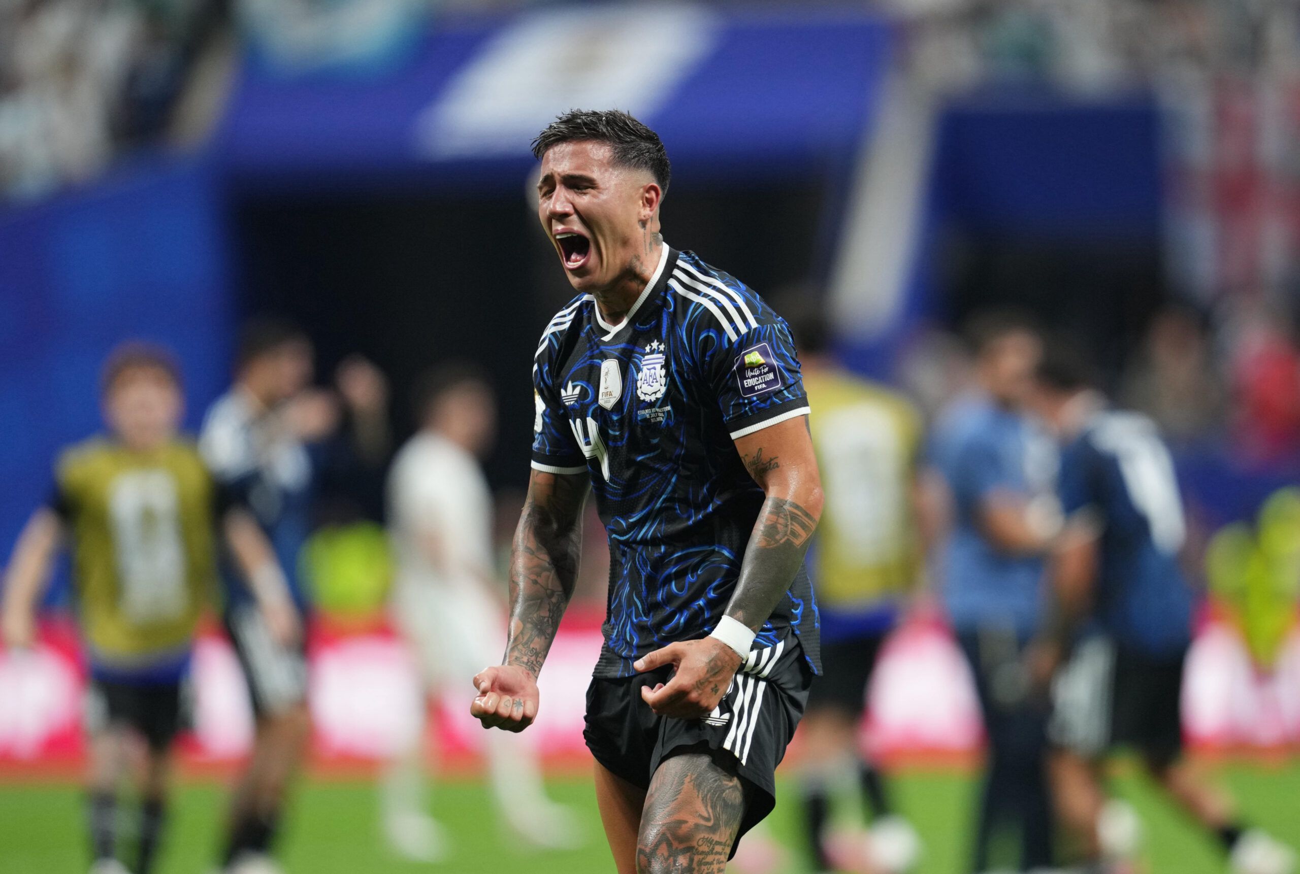 Enzo Fernández, el motor de Argentina para la dulce victoria sobre Inglaterra