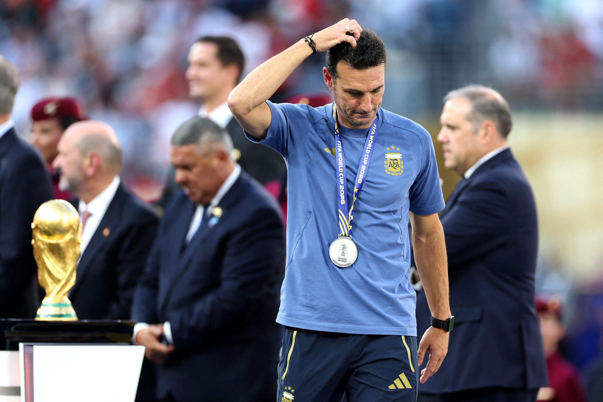 Scaloni se quiebra al hablar del futuro: "No sé si se va a poder hacer algo tan grande"