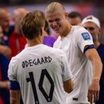 La dupla Haaland-Odegaard impulsa el reto vikingo: tumbar a Brasil y unos cuartos inéditos