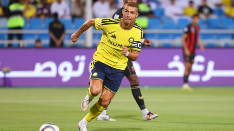 Cristiano anotó en su regreso con Al Nassr. (Foto: Fayez NURELDINE / AFP via Getty Images)
