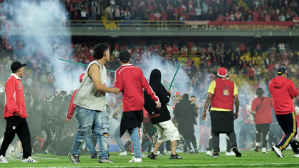 Santa Fe y América no pasaron del cero en un partido marcado por la violencia en las tribunas