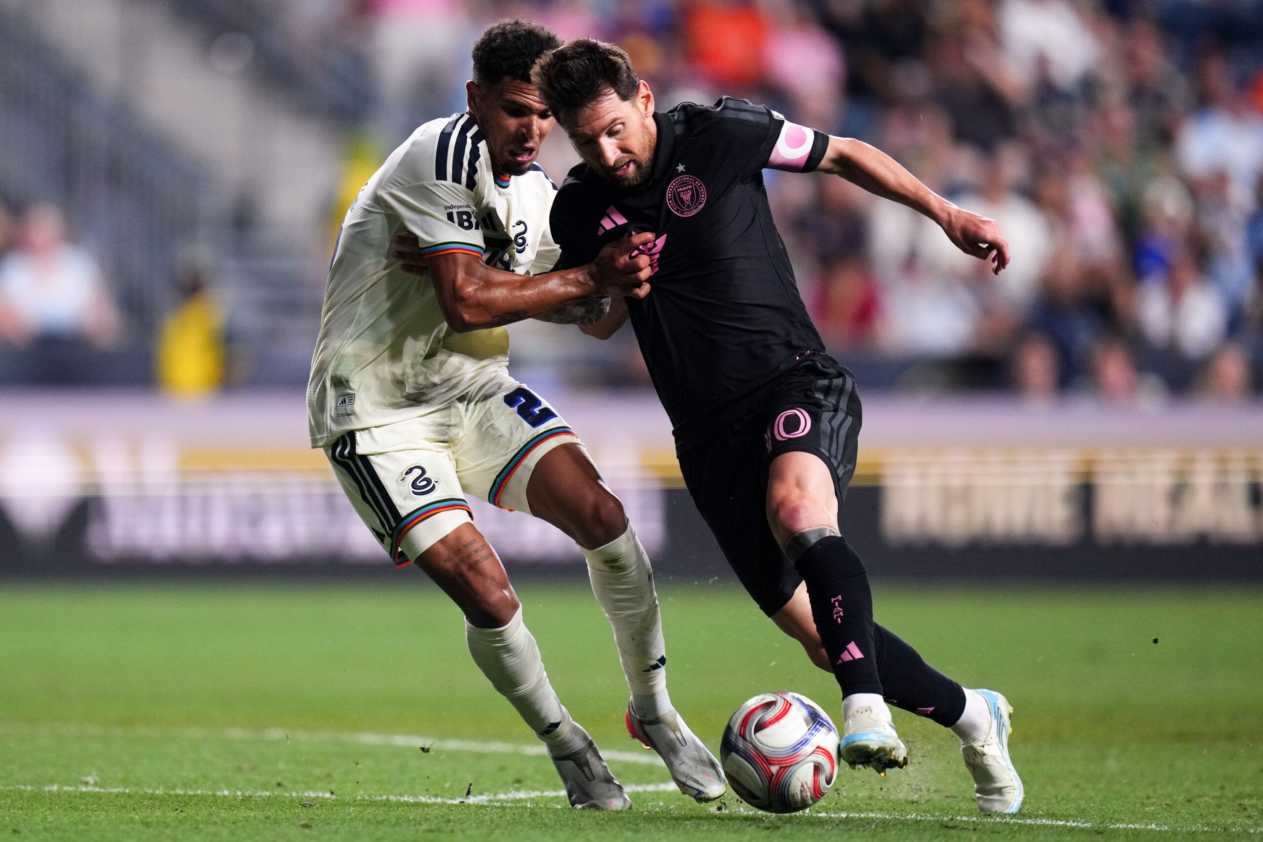 Lionel Messi volvió al gol, pero Inter no pasó del empate ante Philadelphia