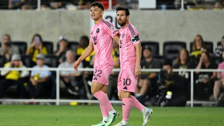 Messi hizo un golazo de tiro libre, pero el Inter Miami fue doblegado por Columbus 1 Derrota sobre el final para Inter Miami. (Foto: Ben Jackson/MLS via Getty Images)
