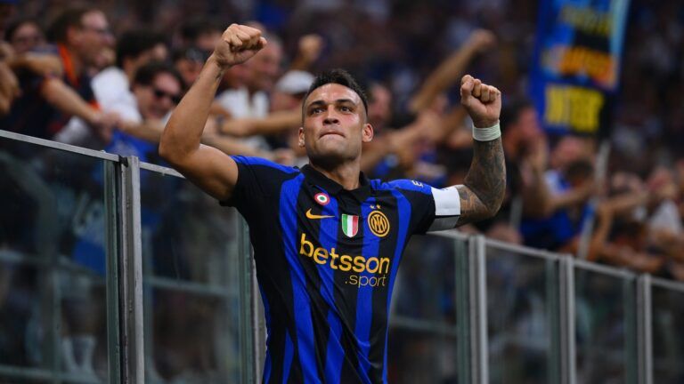 Lautaro respaldó a Julián Álvarez. (Foto: Giuseppe Bellini/Getty Images)