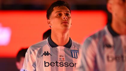 Nazareno Colombo vuelve a la convocatoria de Racing para enfrentar a Sarmiento