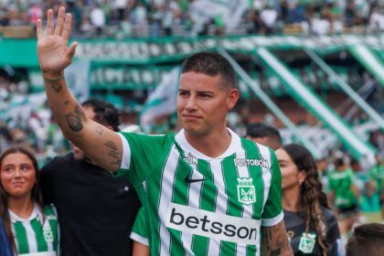 James Rodríguez fue presentado en Atlético Nacional, que sigue de racha tras vencer a Águilas Doradas