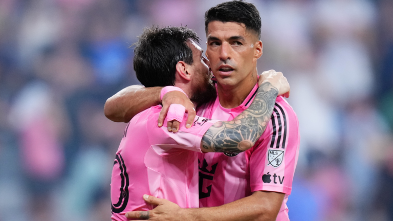 Lionel Messi y Luis Suárez