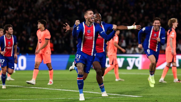 Partidazo entre PSG y Barcelona. (Foto: FRANCK FIFE / AFP via Getty Images)